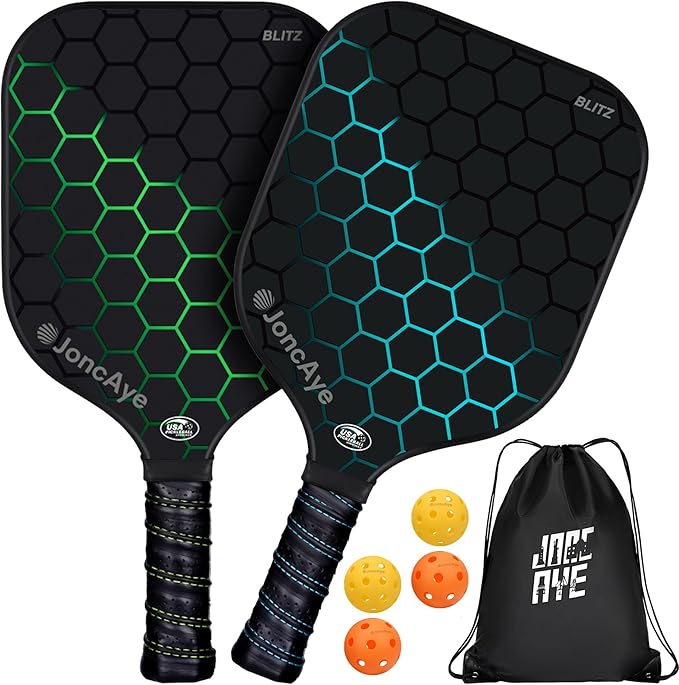 Pickleball Paddles Set of 4 or 2 by JoncAye